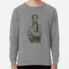 ssrcolightweight sweatshirtmensheather grey lightweight raglan sweatshirtfrontsquare productx1000 bgf8f8f8 - Sade Merch